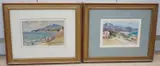 French coastal landscapes by William Alister Macdonald, 1902, watercolor, sold Jan 2023