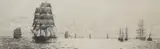 Drypoint etching by William Lionel Wyllie, etching, sold Jan 2023