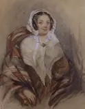 Portrait of a young lady by Richard Dadd, watercolour, sold Dec 2022