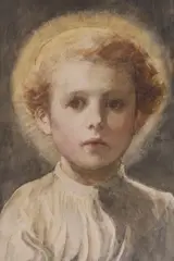 Study of an angel, Abbott & Holder label verso, 34 x 24cm by Louis Davis, watercolour, sold Dec 2022