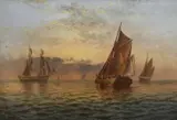 Untitled by Thomas Lucop, oil on board, sold Dec 2022