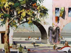 Untitled by Cecil Rochfort D'Oyly-John, oil on canvas, sold Dec 2022