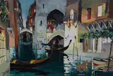 Ponte Travaso near Place Masco Venice by Cecil Rochfort D'Oyly-John, oil on canvas, sold Dec 2022