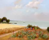 Le Potager au Ruault by Marcel Dyf, 1977, oil on canvas, sold Dec 2022