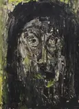 Untitled by James Lawrence Isherwood, oil on board, sold Dec 2022