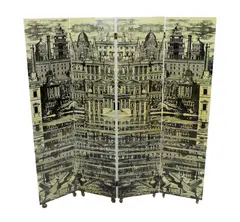 ‘’Citta Che Si Rispecchia’’ [City that reflects itself] four by Piero Fornasetti, print, sold Dec 2022