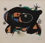 La Rana by Joan Miró, lithograph, sold Dec 2022