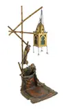 The Carpet Seller by Franz Bergman, bronze, sold Dec 2022