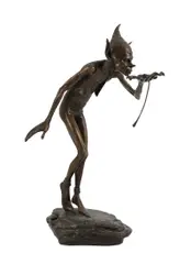 The Drinker by David Goode, 2014, bronze, sold Dec 2022