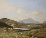 Ben Cruachan by W. Wilson, oil on canvas, sold Dec 2022