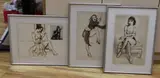 Ann Pennington, Jessie Matthews and Vera-Ellen, all signed in pencil and numbered, largest 34 x 50cm by Frank Martin, pencil and numbered, sold Dec 2022