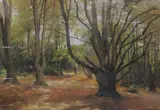 Autumn by William Eric Thorp, pastel, sold Dec 2022