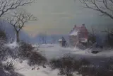 The Old Manor by Michael Matthews, oil on canvas, offered Nov 2022