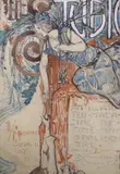 Cover Design for The Studio September 1898, 19 x 13.5cm by Léon-Victor Solon, pencil and watercolour, sold Nov 2022