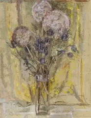 Allium by Audrey Macleod, mixed media, sold Nov 2022