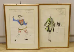 Untitled by Gladys Calthrop, ink and watercolour, sold Nov 2022