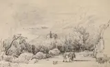 Monaco July 1827 by Robert Henry Cheney, ink and pencil, sold Nov 2022