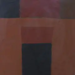 Earth with black and red by Bryan Illsey, oil on canvas, sold Nov 2022