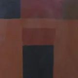 Earth with black and red by Bryan Illsey, oil on canvas, sold Nov 2022