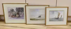 Patio Pots by Peter Toms, watercolor, sold Nov 2022