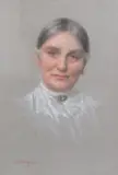 Portrait of a ladypastelsigned37 by Edward Robert Hughes, pastel, sold Nov 2022