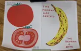 If you don't like tomatoes' and 'The moment has arrived by David Shrigley, print (other), sold Nov 2022