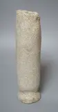 A tall volcanic glazed stoneware vessel by Dan Arbeid, sculpture, sold Nov 2022