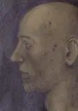 Head 1995 by John Kirby, pencil on paper, sold Oct 2022