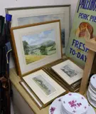 The Lyth Valley by Arthur Henry Graham Hoggarth, watercolour, sold Oct 2022