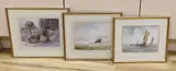 Patio Pots by Peter Toms, watercolor, offered Oct 2022