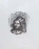 Claude Renoir, Tourné à Gauche by Pierre-Auguste Renoir, lithograph, sold Oct 2022