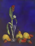 The Butterfly by Marie Claire Romagny, oil on board, sold Oct 2022