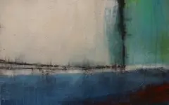 Grey water then Blue by Ben Catt, 1905, oil on board, sold Oct 2022