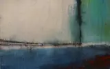 Grey water then Blue by Ben Catt, 1905, oil on board, sold Oct 2022