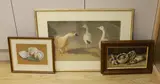 Geese and ducks by Arthur W. Gay, watercolour, sold Oct 2022
