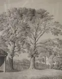 Near Elford, Staffordshire by Thomas Howard, watercolour, sold Oct 2022