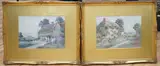 Vernbury, Kent and Grinstead, Surrey by Thomas Noel Smith, watercolor, offered Oct 2022