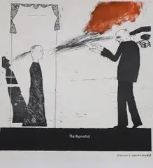 Offset lithograph by David Hockney, lithograph, sold Oct 2022