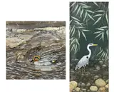 Teal Ducks by Malcolm Beaumont F.I.G.A., watercolour and gouache, sold Apr 2023