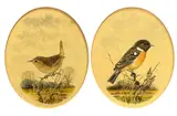 A Wren and Stonechat by Peter Hayman, watercolour and gouache, offered Apr 2023
