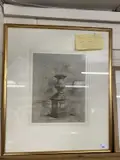 Urn at Castle Howard by Arthur E. Davies, pencil and watercolour, sold Apr 2023