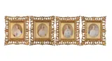 A set of four female portraits by Samuel Berry Godbold, 1854, oil, sold Mar 2023