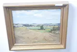 Wiverton, North Norfolk by Wilfred S.Pettitt, oil on board, sold Mar 2023
