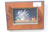 Summer Flowers and Fruits by Enid Clarke, mixed media, sold Mar 2023
