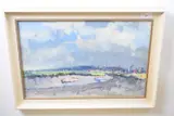 Blakeney by Geoffrey Chatten, oil on board, sold Mar 2023