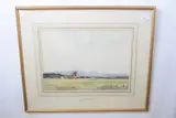 Cley Mill, Norfolk by Edward Wesson, watercolour, sold Mar 2023