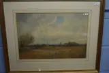 Norfolk Broads by J.R. Goodman, watercolour, sold Mar 2023