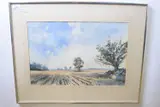 Horse Fen, Ludham by Clifford John, watercolour, sold Mar 2023