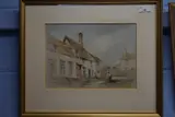 Cottage New Buckingham, Norfolk by Arthur E. Davies, pencil and watercolour, sold Mar 2023