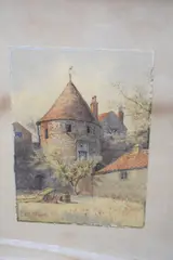 Pinnacle Tower, Great Yarmouth by Charles Harmony Harrison, watercolour, sold Mar 2023